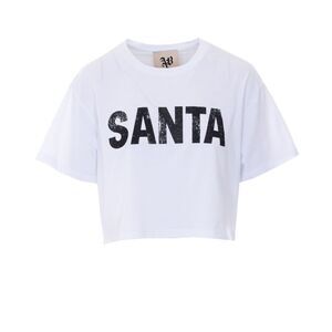 Aniye By Women Santa Crop T-Shirt